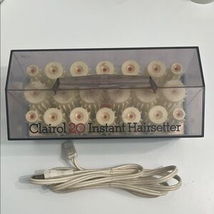 VINTAGE CLAIROL 20 Instant Hairsetter Hot Rollers Curlers w Pins
Tested heats up